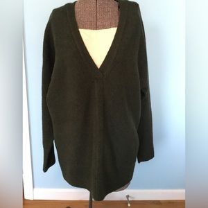 Warm cozy winter sweater with a cami under!